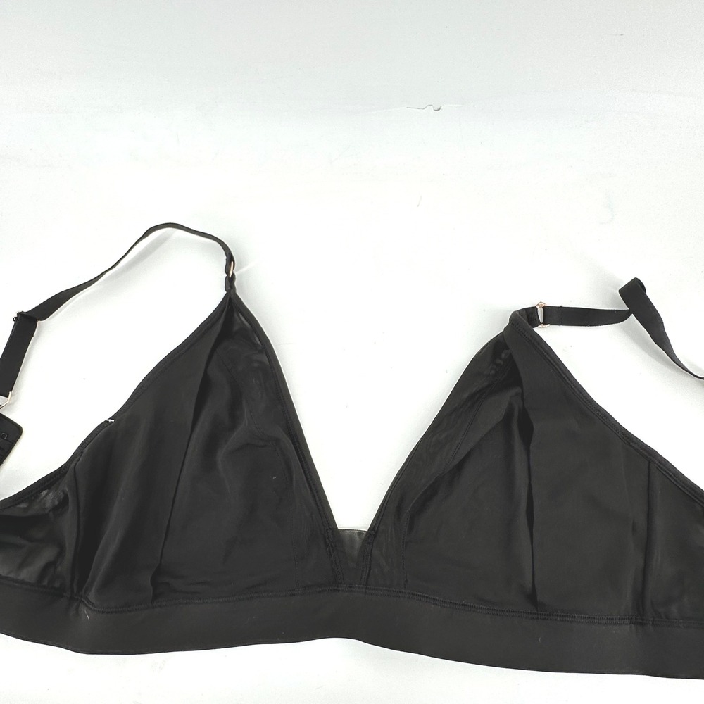 Sofia Intimates Lace Bralette Women XXL Black Intimates Stretchy Lounge
